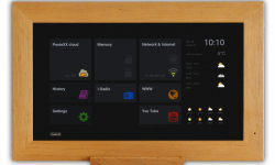 Home240 with natural frame - main screen